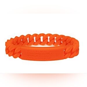 Marc by Marc Jacobs Vibrant Orange Chain Bracelet